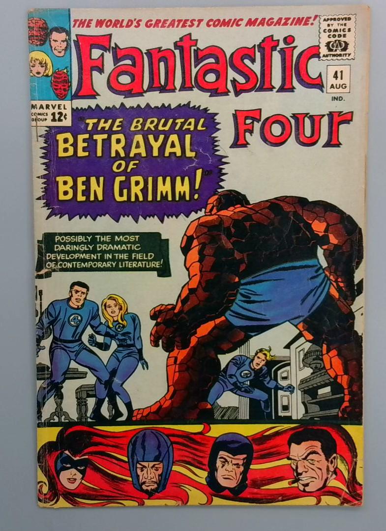 Fantastic Four #41, Marvel Comics, 1965  JR1 See Pics