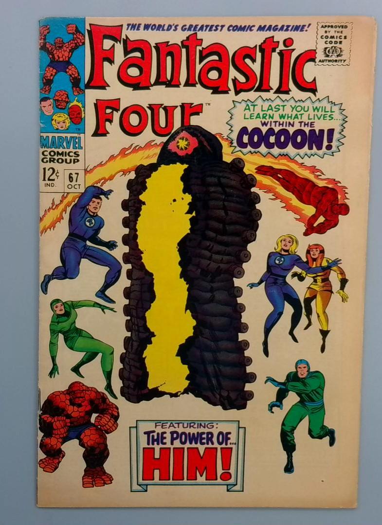 Fantastic Four #67, VF 1st HIM (Adam Warlock) Marvel Comics, 1967  JR1