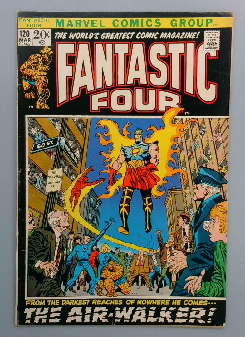 Fantastic Four #120, FN 1st Air-Walker, Marvel Comics Group, 1971  JR1
