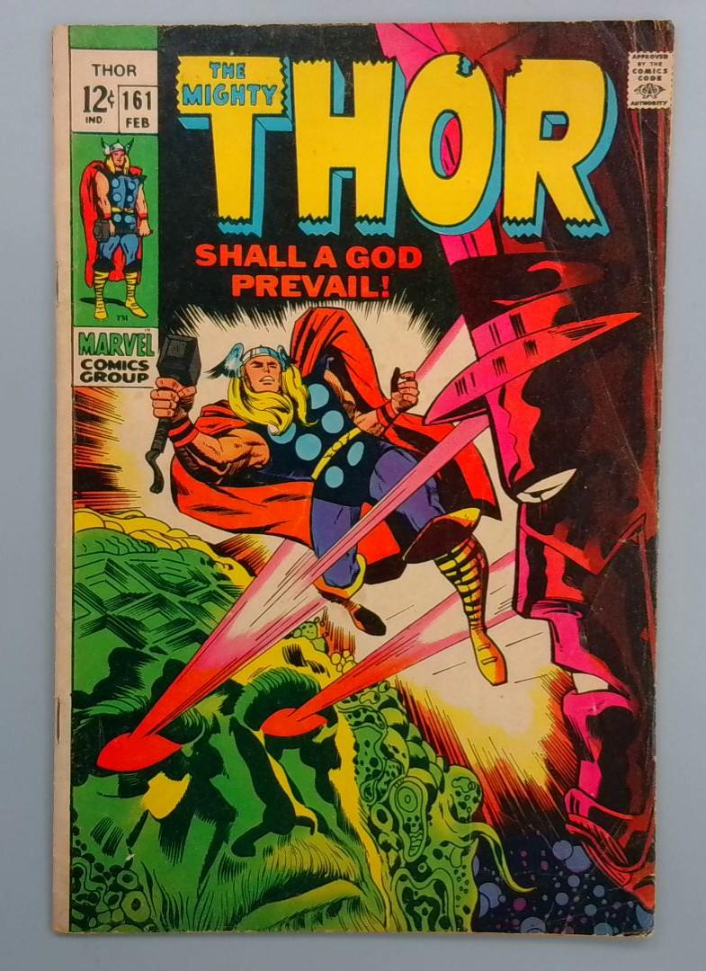Thor #161, VG+ Galactus Marvel Comics, Feb 1969  JR1