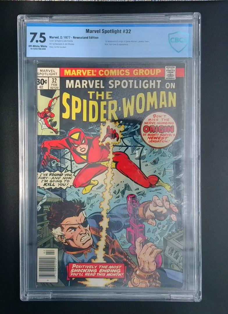 Marvel Spotlight #32, 1st App & Origin Spider-Woman, CBCS 7.5  Marvel, 1977 JR1