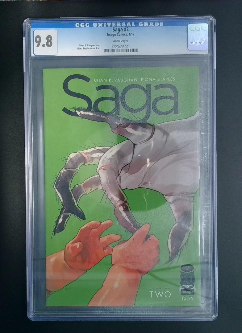 Saga #2, CGC 9.8 Image Comics, 2012