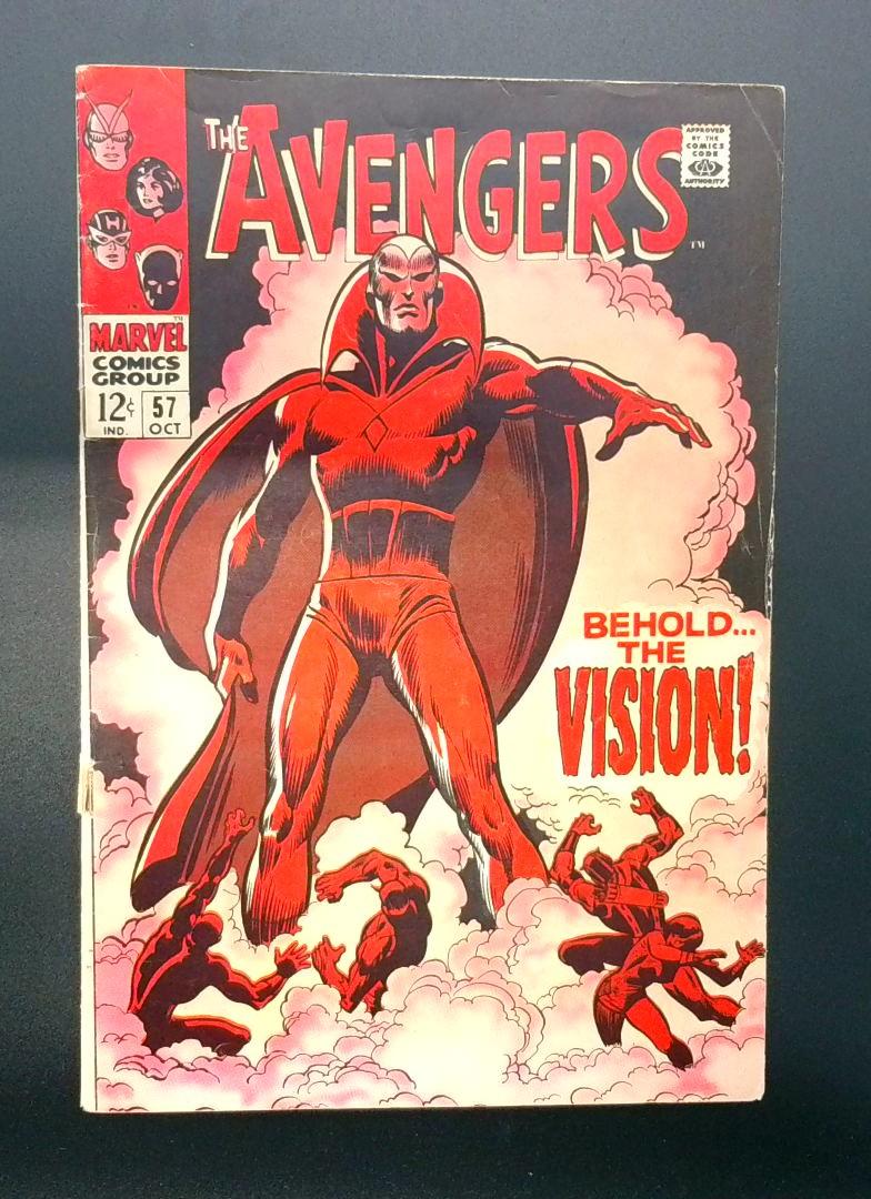 Avengers #57, 1st Appeance of the Vision VG- (loose Stpl), Marvel, 1968 JR1