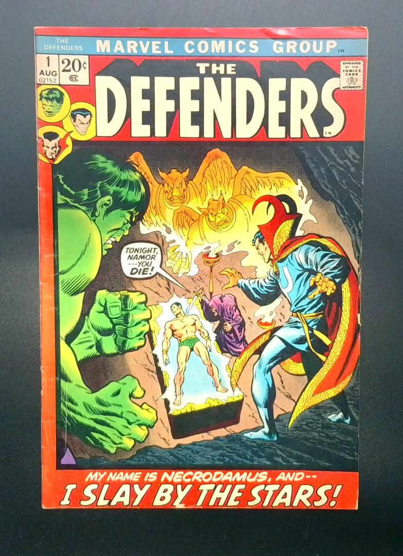Defenders #1, VG/Fn Marvel, 1972 JR1