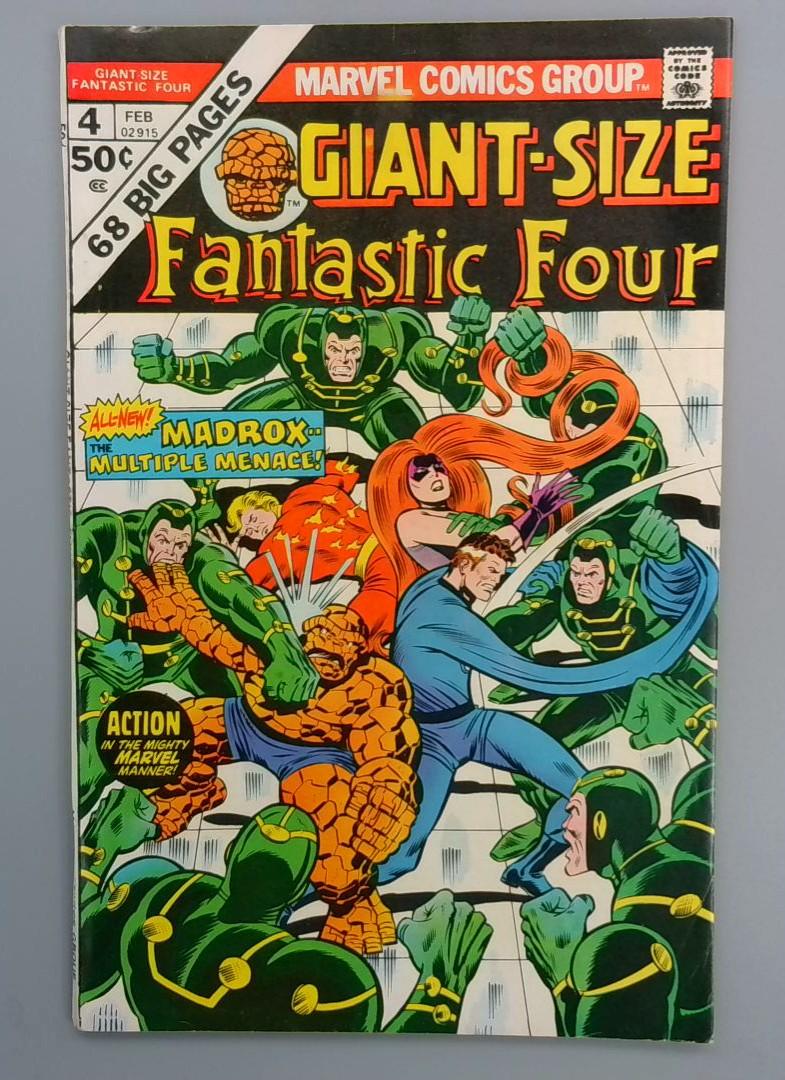 Giant-Size Fantastic Four #4, VF+ 1st Multiple Man Marvel Comics, 1975 JR1