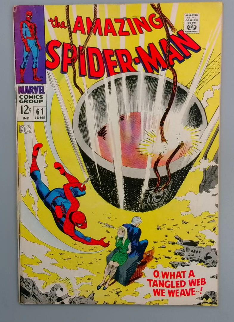 Amazing Spider-Man #61, VG- Tape inside Marvel Comics, June 1968  JR1