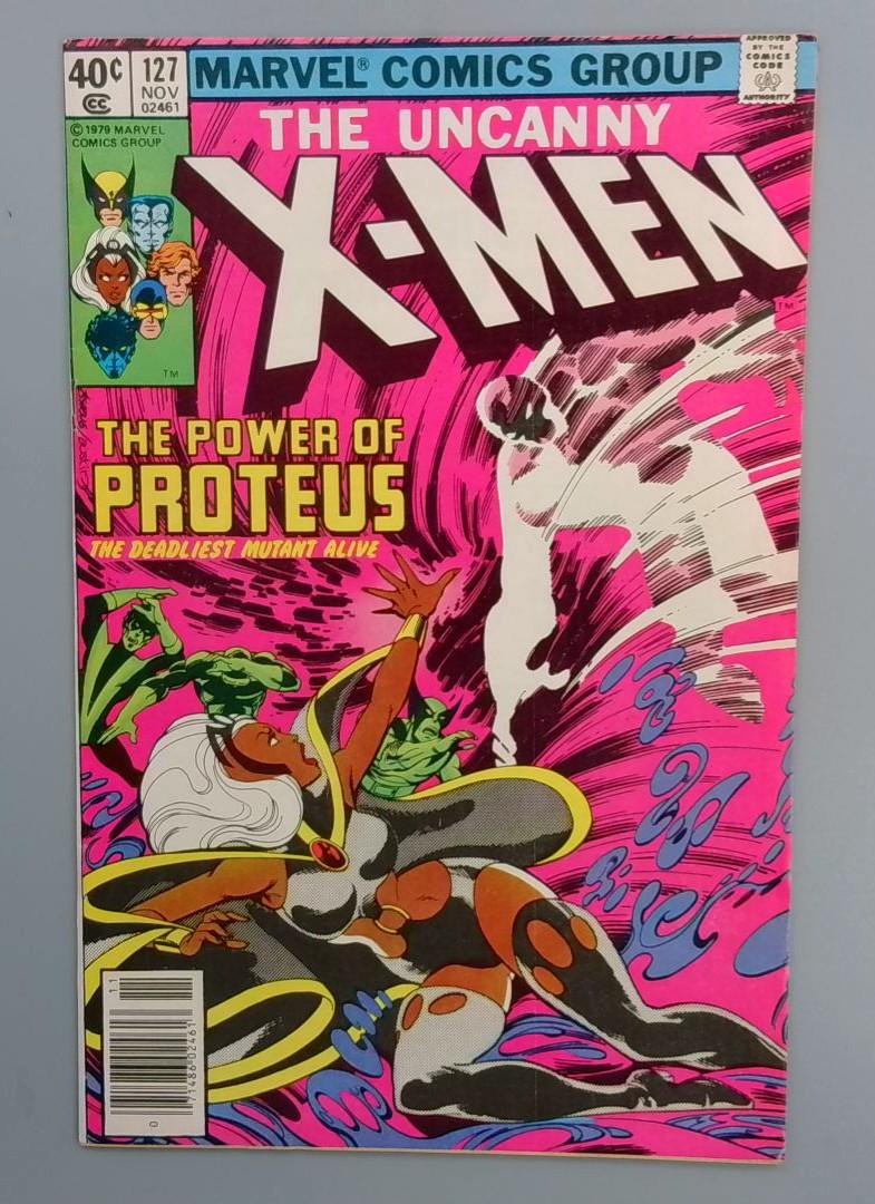 Uncanny X-Men #127, VF+ The Power of Proteus, Marvel Comics, 1979 JR1