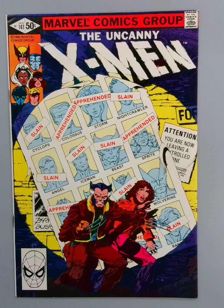 Uncanny X-Men #141, VF/NM ICONIC ISSUE Marvel Comics, 1981 JR1