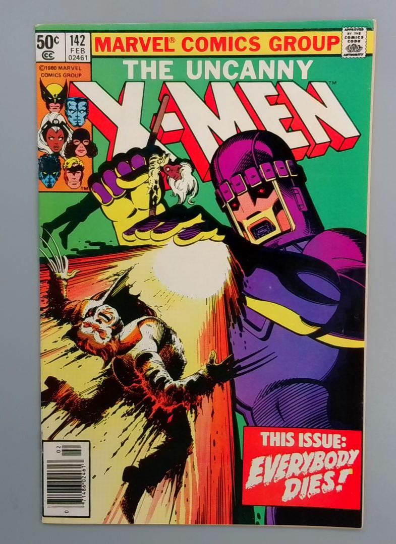 Uncanny X-Men #142, NM_ Newsstand Marvel Comics, 1981 JR1