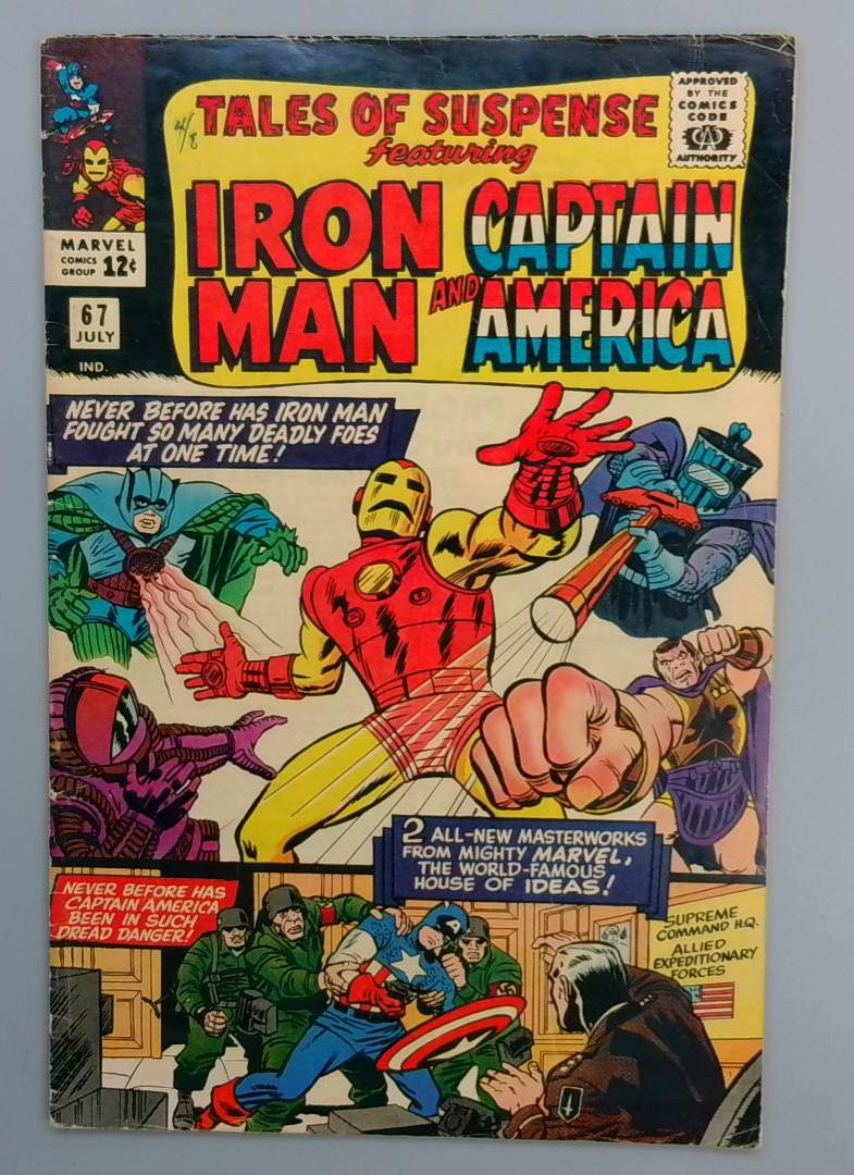 Tales of Suspense #67, VG+ Red Skull Marvel Comics, July 1965 JR1
