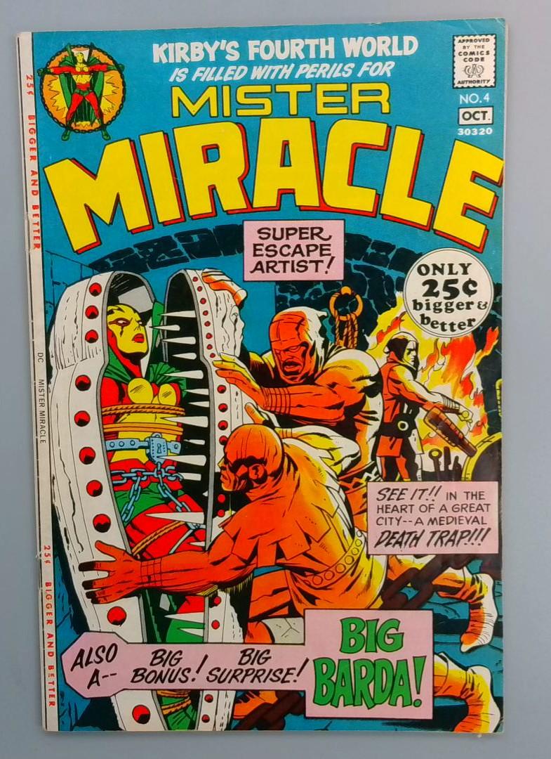 Mister Miracle #4, FN 1st Big Barda, DC Comics, 1971 JR1
