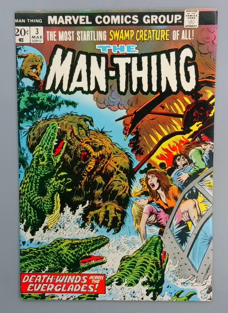 Man-Thing #3, FN Marvel Comics Group, Mar 1972 JR1