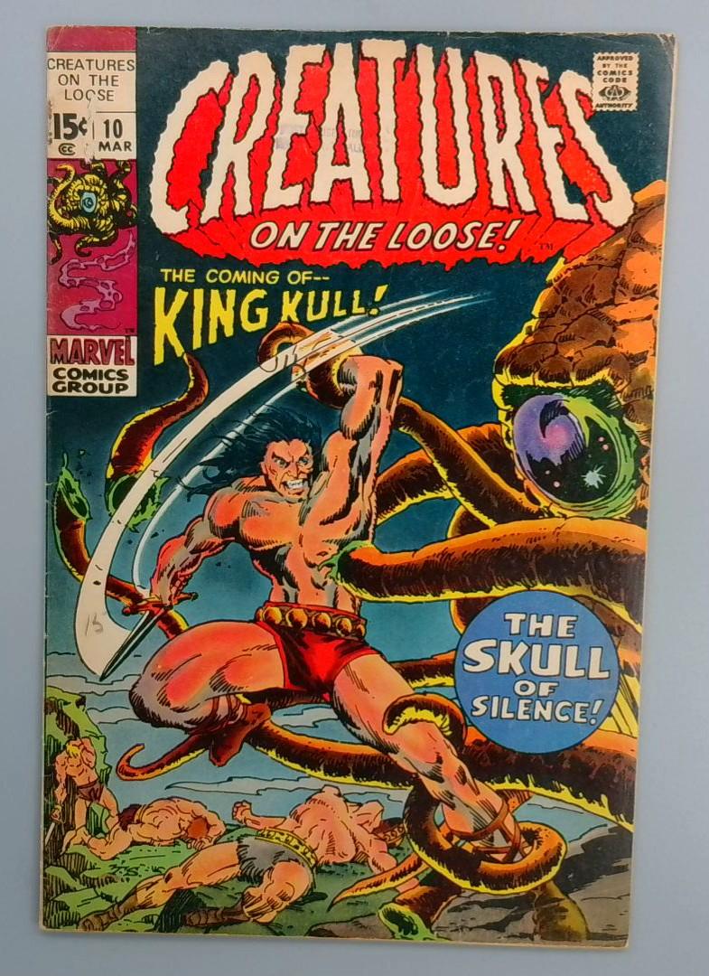 Creatures on the Loose! #10, VG+ 1st King Kull, Marvel Comics, 1971 JR1