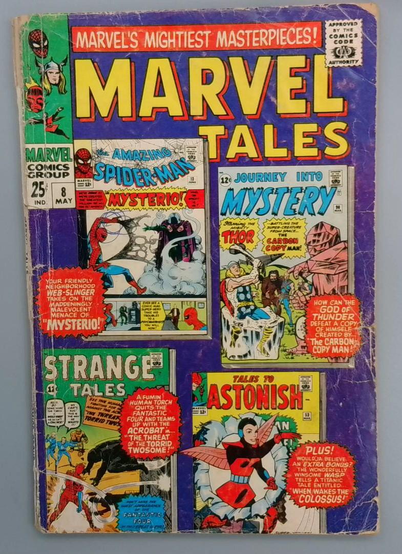 Marvel Tales #8, GD Marvel Comics Group, May 1967 JR1