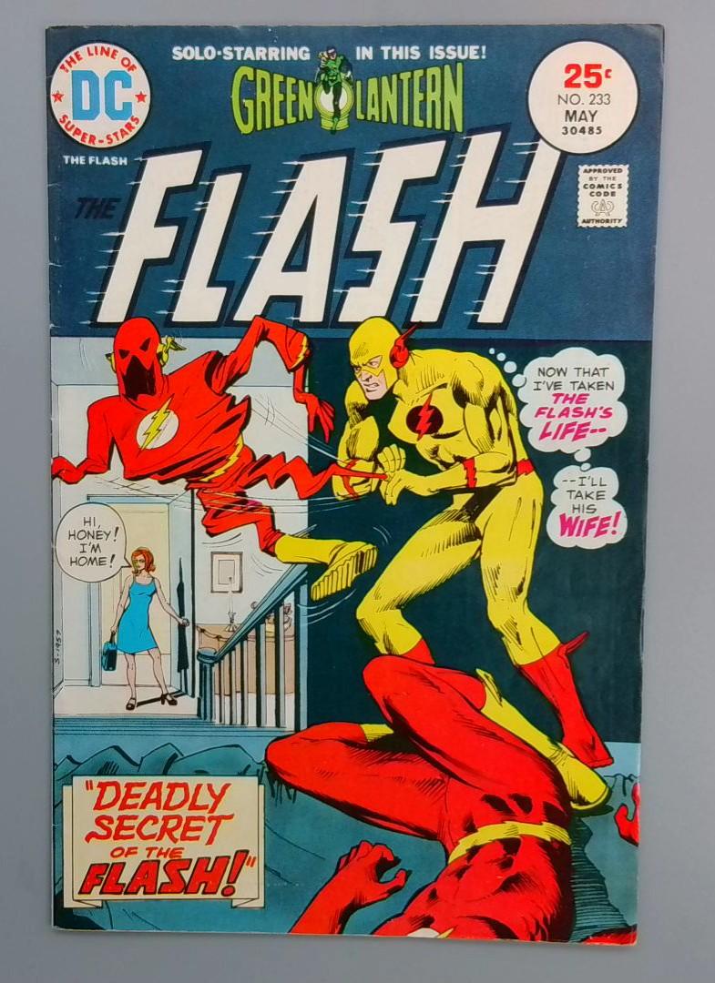 Flash #233, FN- Reverse Flash, DC Comics, May 1975 JR1