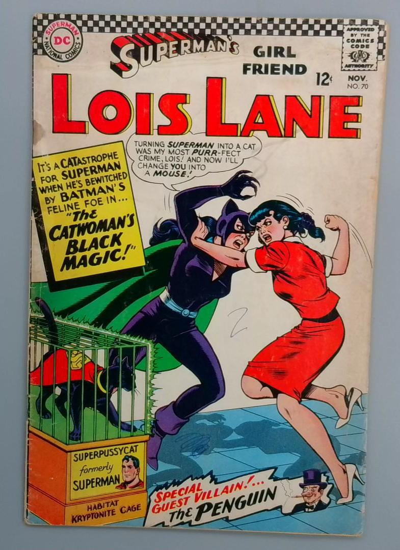 Superman's GirlfriendLois Lane #70, GD+ 1st Catwoman, DC Comics, 1966 JR1