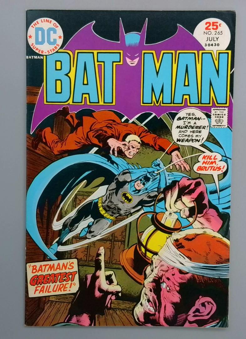 Batman #265, VF/NM DC Comics, July 1975 JR1