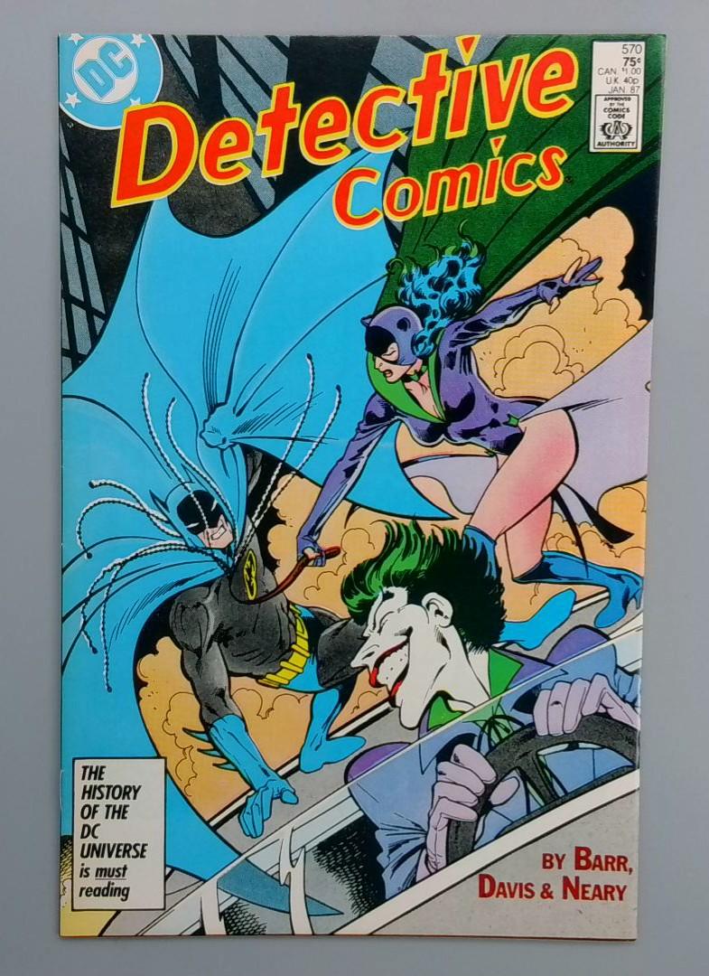 Detective Comics #570, NM- Joker, Catwoman, DC Comics, 1986 JR1