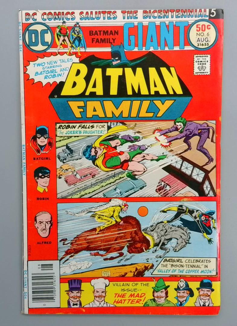 Batman Family #6, FN- 1st Joker's Daughter DC Comics, 1976 JR1