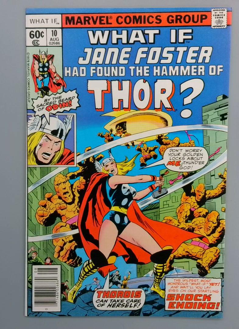 What If #10, VF+ 1st Jane Foster as Thor, Marvel Comics Group, 1978 JR1