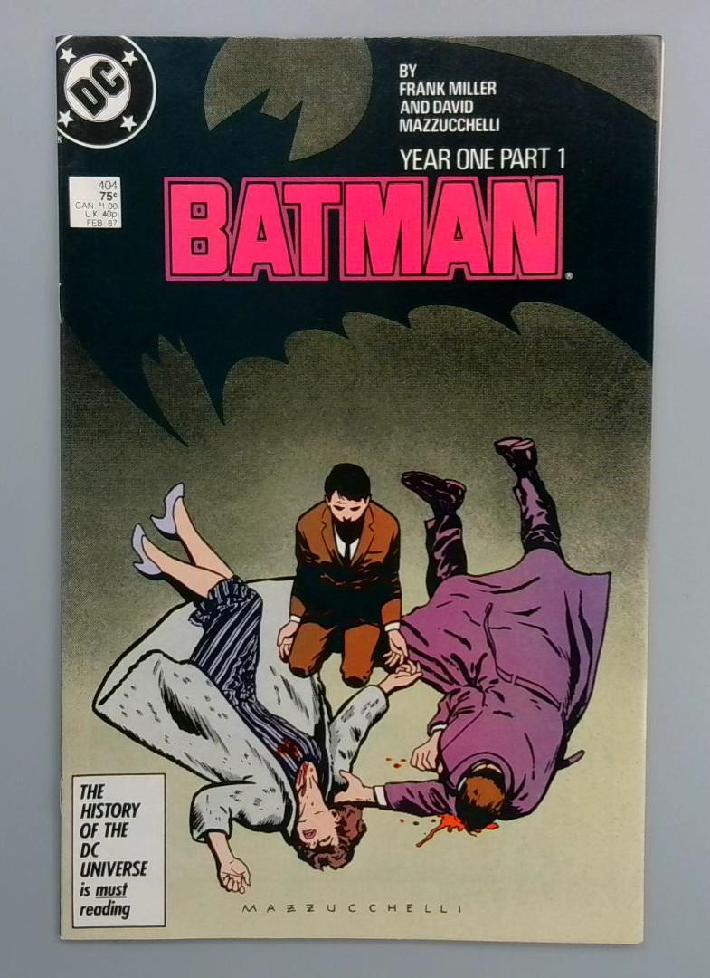 Batman #404, VF Year One Part 1, DC Comics, 1987 JR1