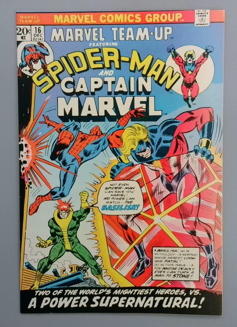 Marvel Team-Up #16,  NM- 1st Basilisk, Marvel Comics, 1973 JR1