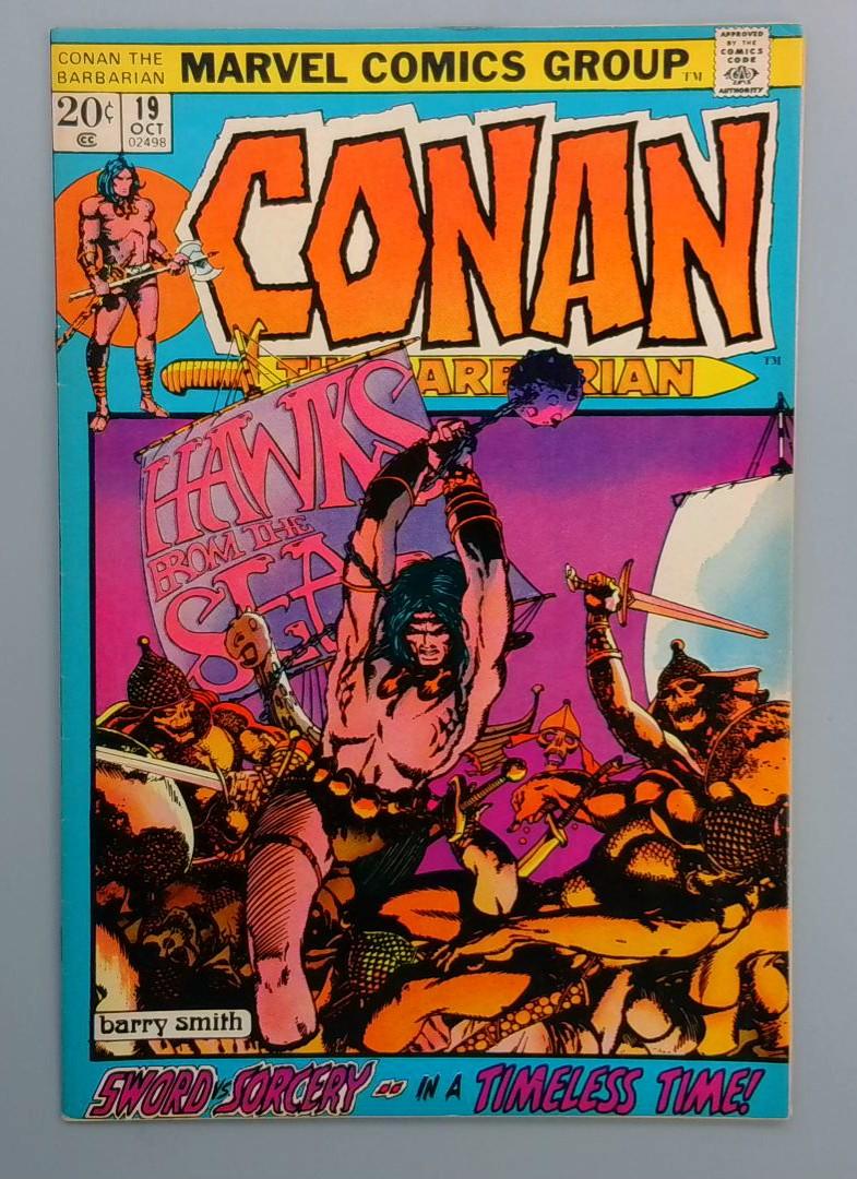 Conan the Barbarian #19, VF/NM Sword & Sorcery, Marvel Comics, Oct 1972 JR1