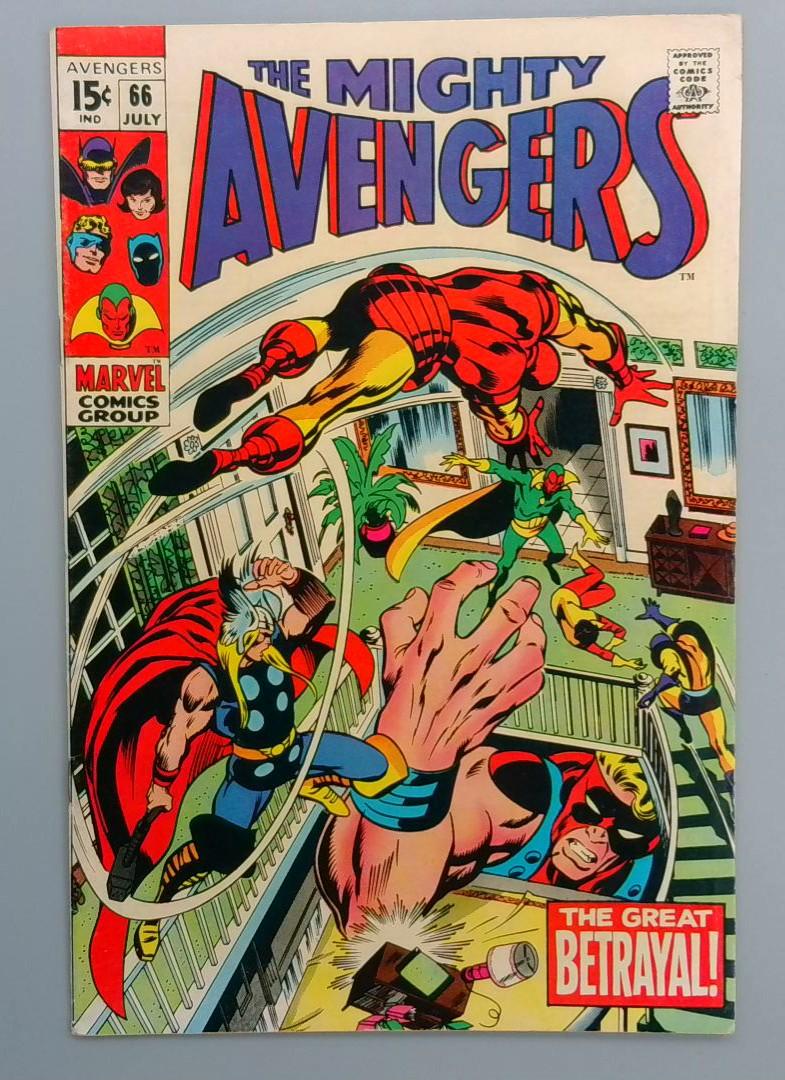 Avengers #66 FN/VF 1st Ultron-6, Marvel Comics, July 1969 JR1