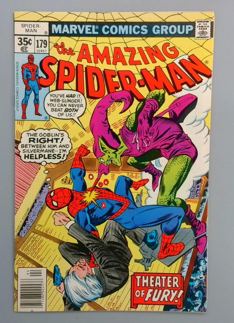 Amazing Spider-Man #179, VF Green Goblin Marvel Comics, 1978 JR1