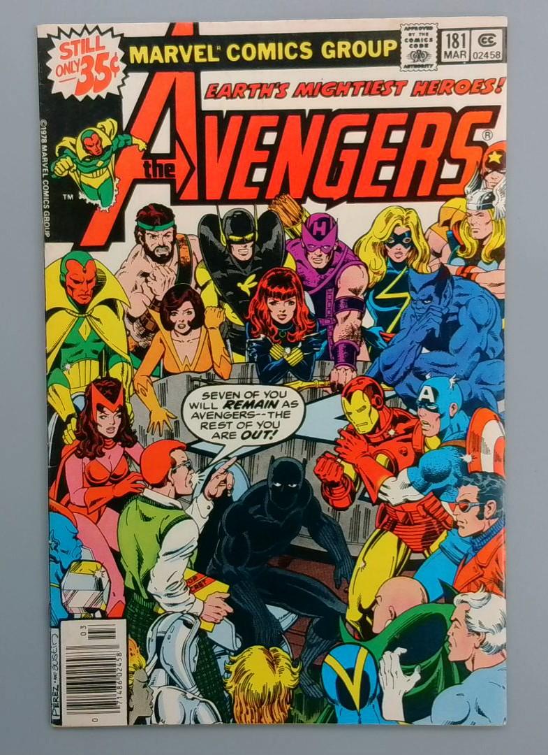 Avengers #181, FN 1st Scott Lang Marvel Comics Group, 1979 JR1