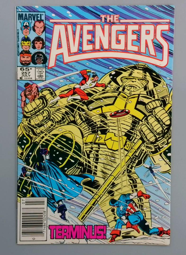 Avengers #257, NM Newsstand 1st Nebula Marvel, 1985 JR1