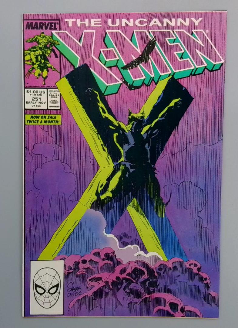 Uncanny X-Men #251, VF/NM ICONIC COVER Marvel Comics, 1989 JR1
