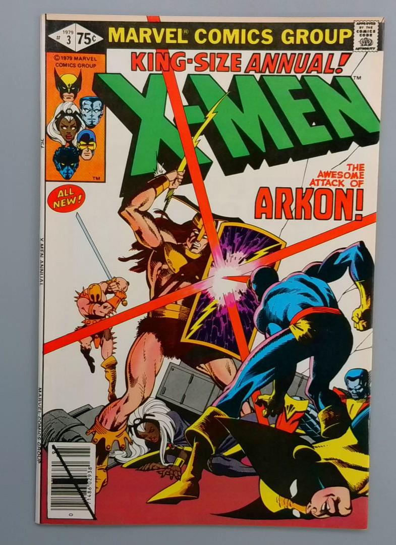 X-Men Annual #3, NM-Arkon!, Marvel Comics Group, 1979  JR1
