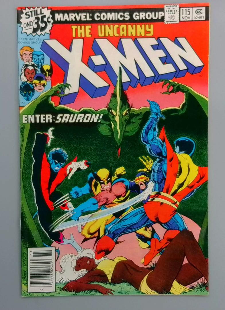 Uncanny X-Men #115, FN Ka-Zar Marvel Comics, 1978 JR1