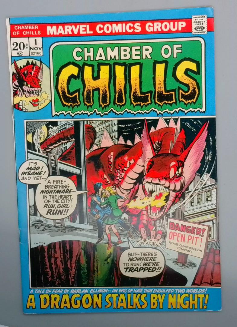 Chamber of Chills #1, VF Marvel Comics Group, 1973 JR1