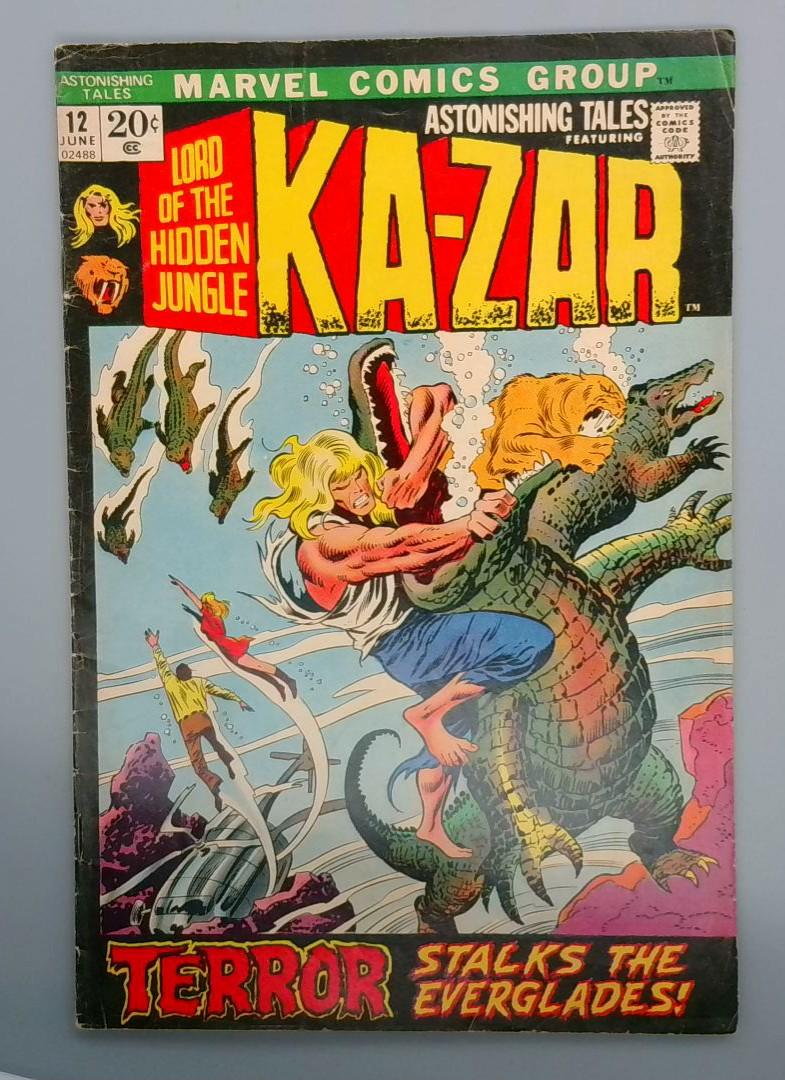Astonishing Tales #12, VG- Man-Thing Origin Marvel Comics, June 1972 JR1