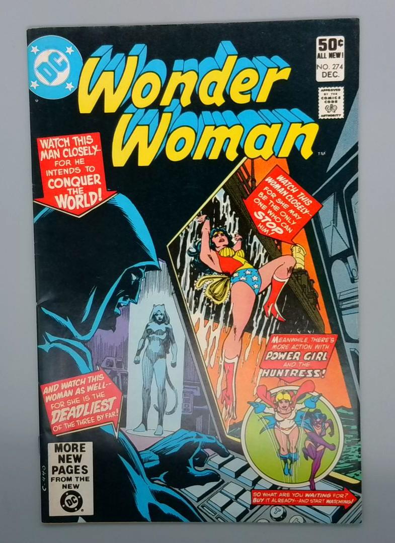 Wonder Woman #274, FN 1st Cheetah (Cameo) DC Comics, Dec 1980 JR1