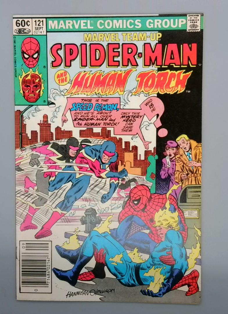 Marvel Team-Up #121, VF/NM 1st Frog Man Newsstand, Marvel Comics, 1982 JR1