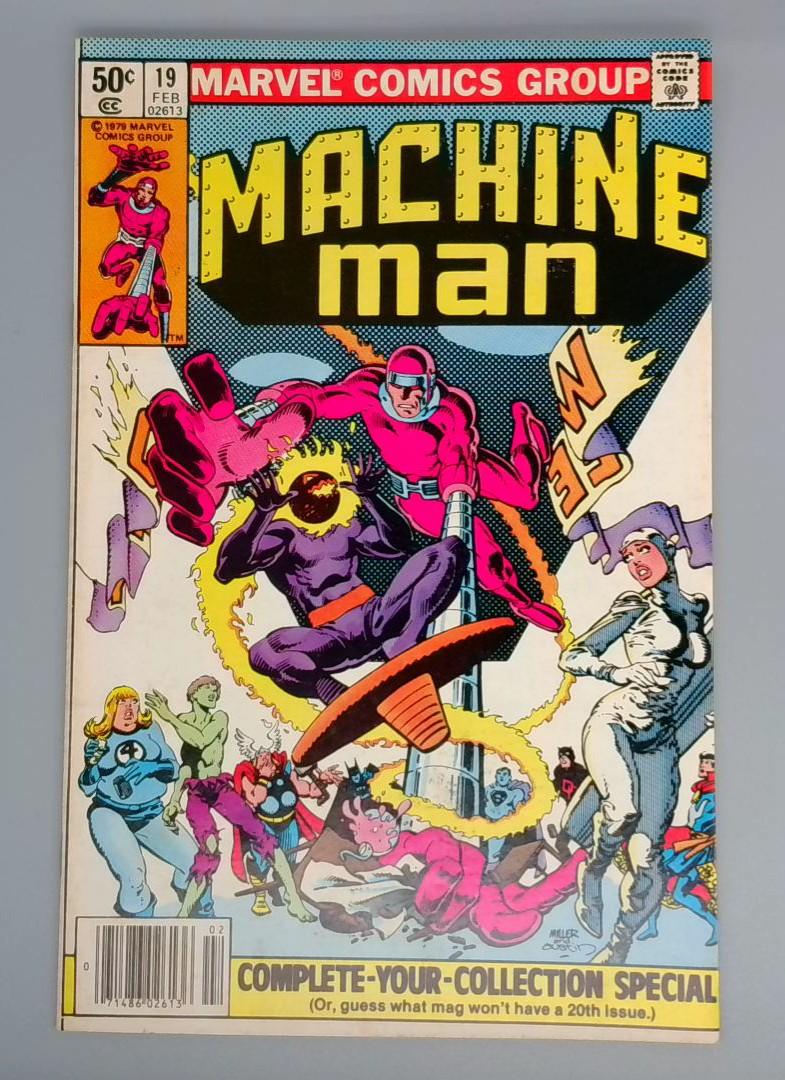 Machine Man #19, VF/NM 1st Jack-O-Lantern Marvel Comics, 1980 JR1