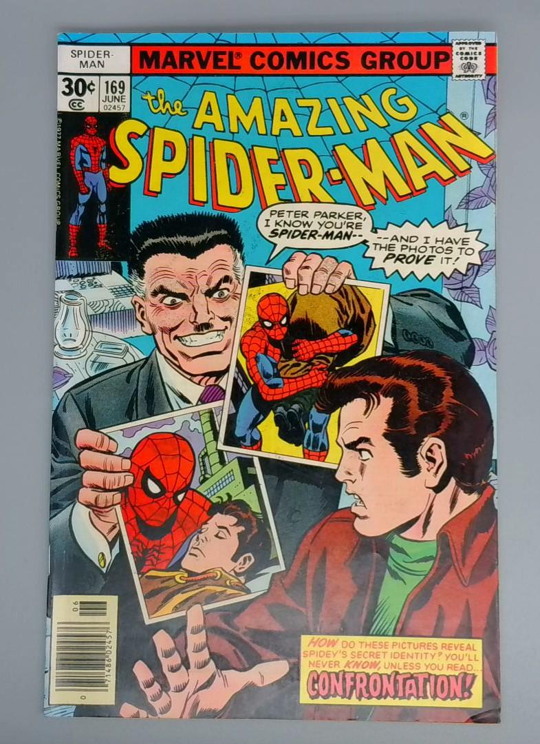 Amazing Spider-Man #169, VF/NM Marvel Comics, June 1977 JR1