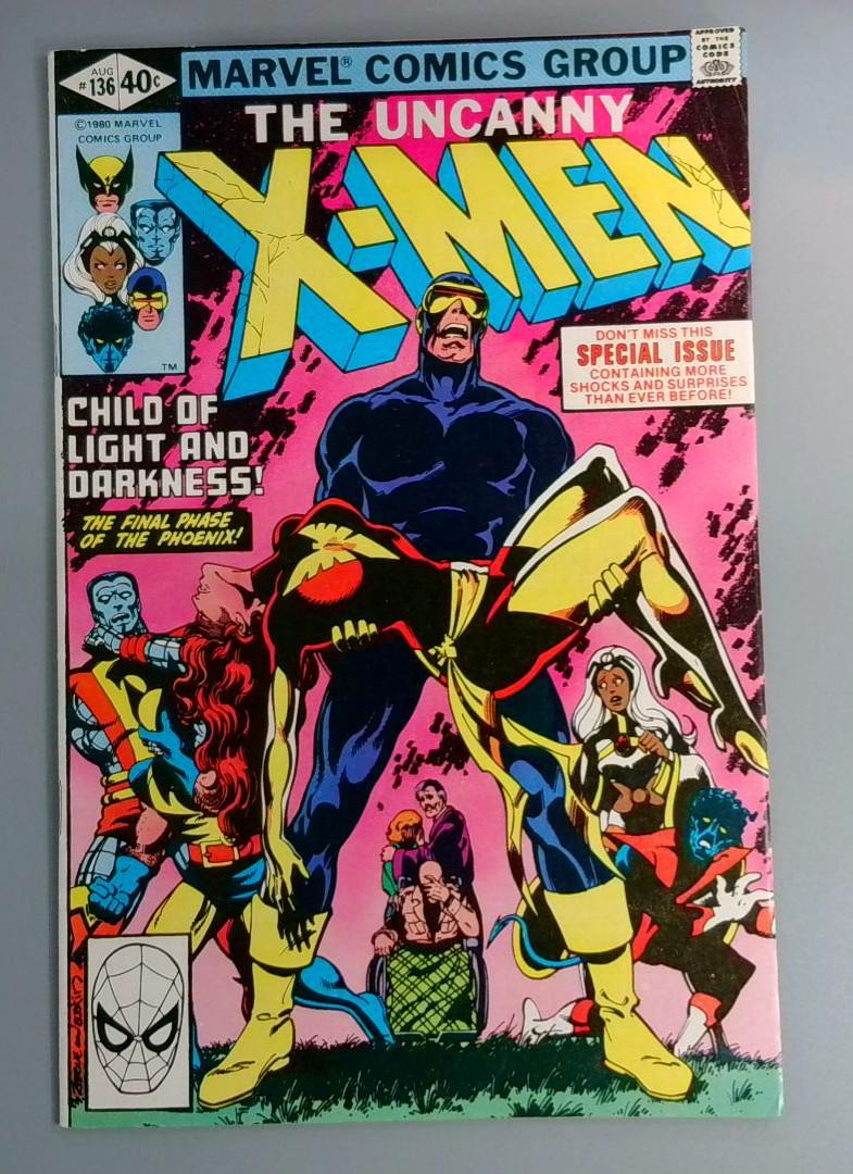 Uncanny X-Men #136, FN Phoenix Saga, Marvel Comics, 1980 JR1