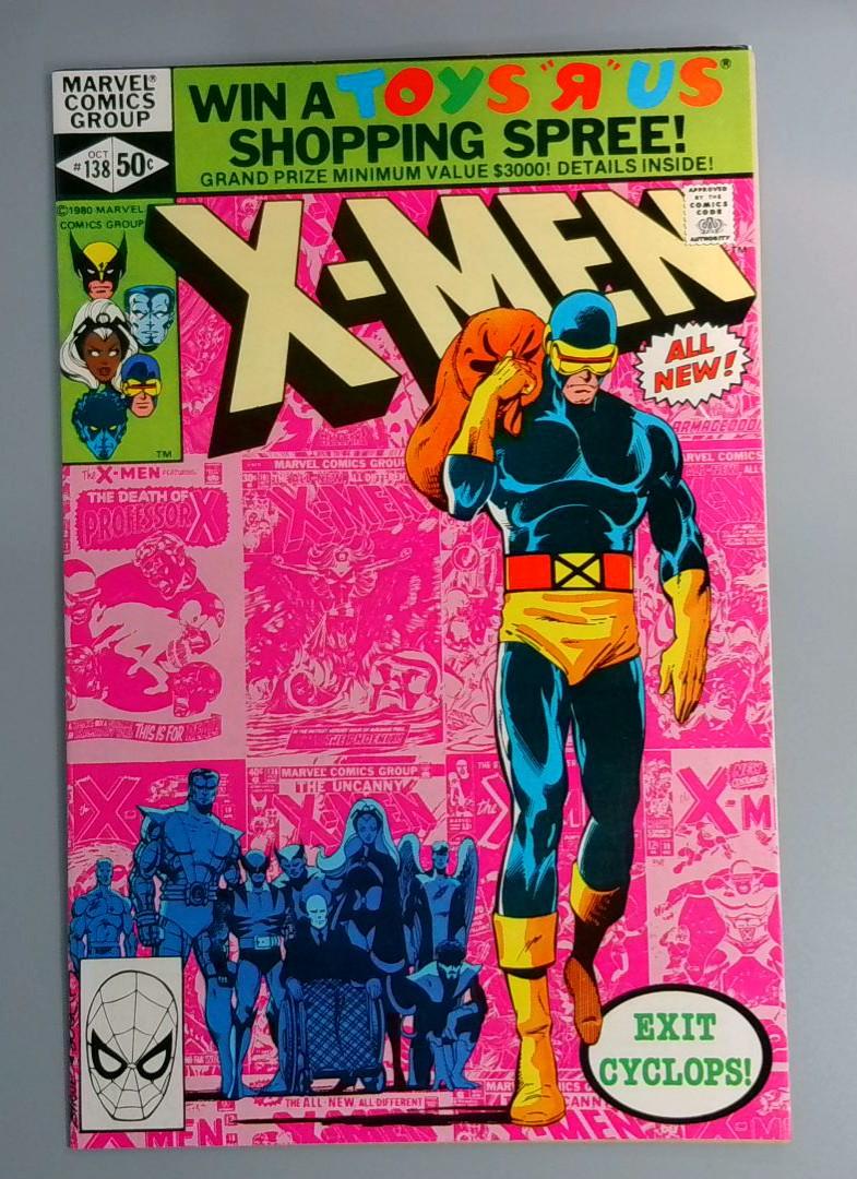 Uncanny X-Men #138, NM Cyclops Leaves team, Marvel Comics, 1980 JR1