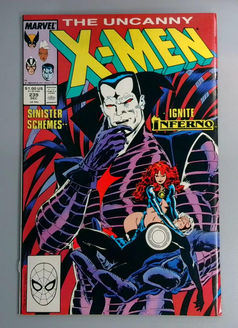 Uncanny X-Men #239, VF/NM 1st Mr. Sinister Cover Marvel, 1988 JR1