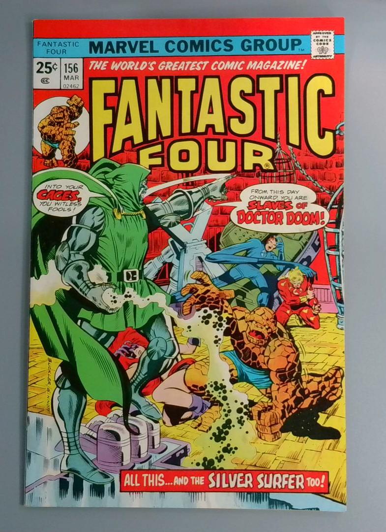 Fantastic Four #156, NM- Doctor Doom cover, Marvel Comics, 1975 JR1