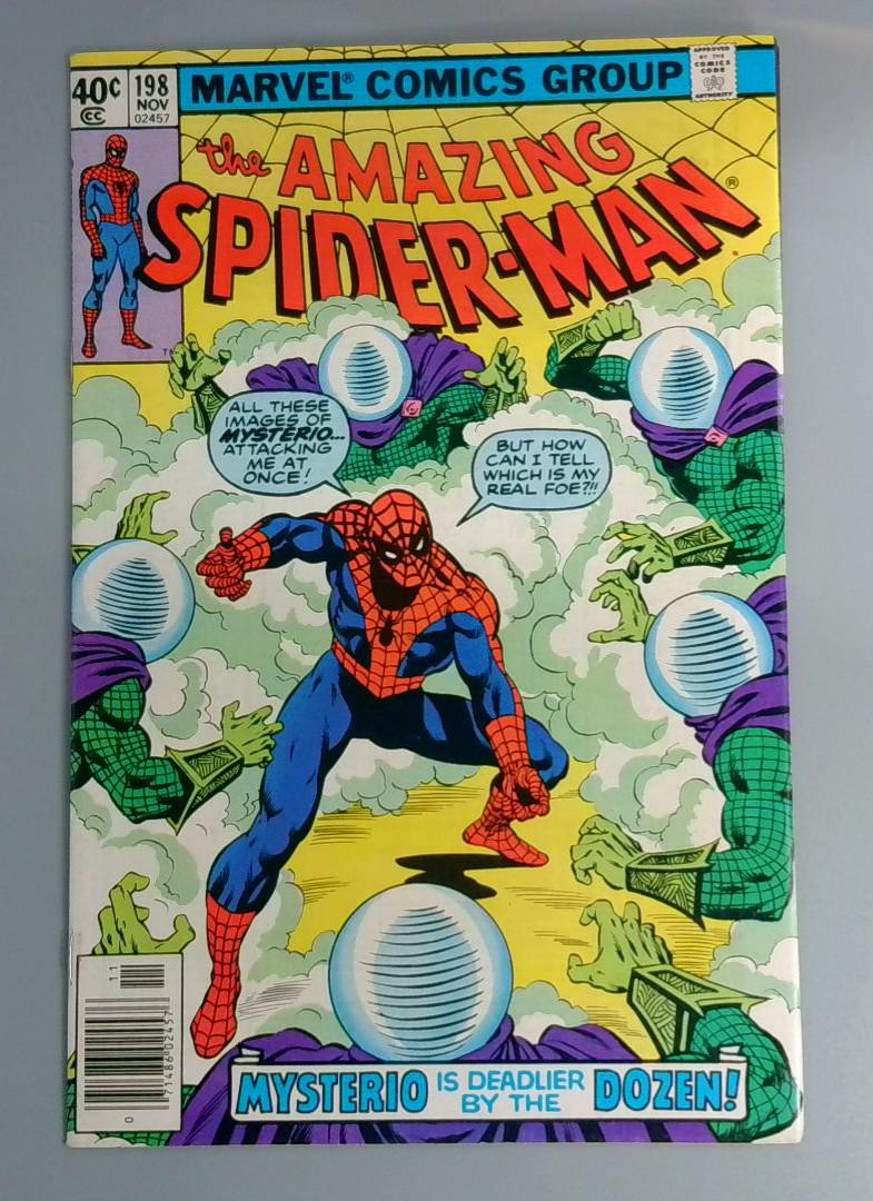 Amazing Spider-Man #198, VF/NM Mysterio, Marvel Comics, 1979 JR1
