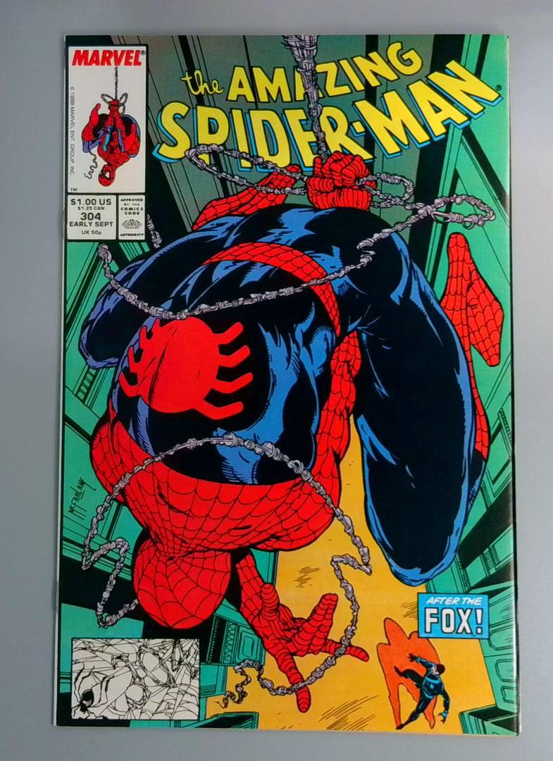 Amazing Spider-Man #304, NM- McFarlane, Marvel Comics, 1988 JR1