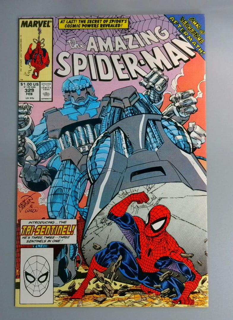 Amazing Spider-Man #329, VF+ Erik Larsen Marvel, 1990 JR1