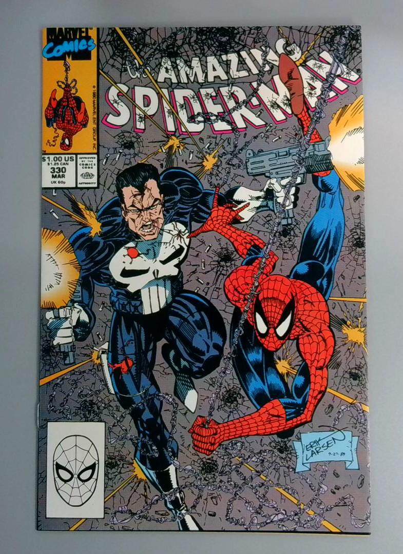 Amazing Spider-Man #330, NM Punisher, Erik Larsen Marvel Comics, 1990 JR1