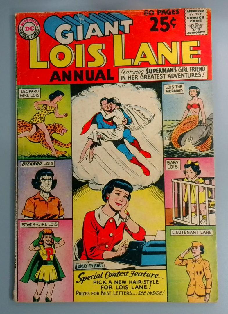 Superman's Girlfriend Lois Lane Annual #1, VG DC Comics, 1962 JR1
