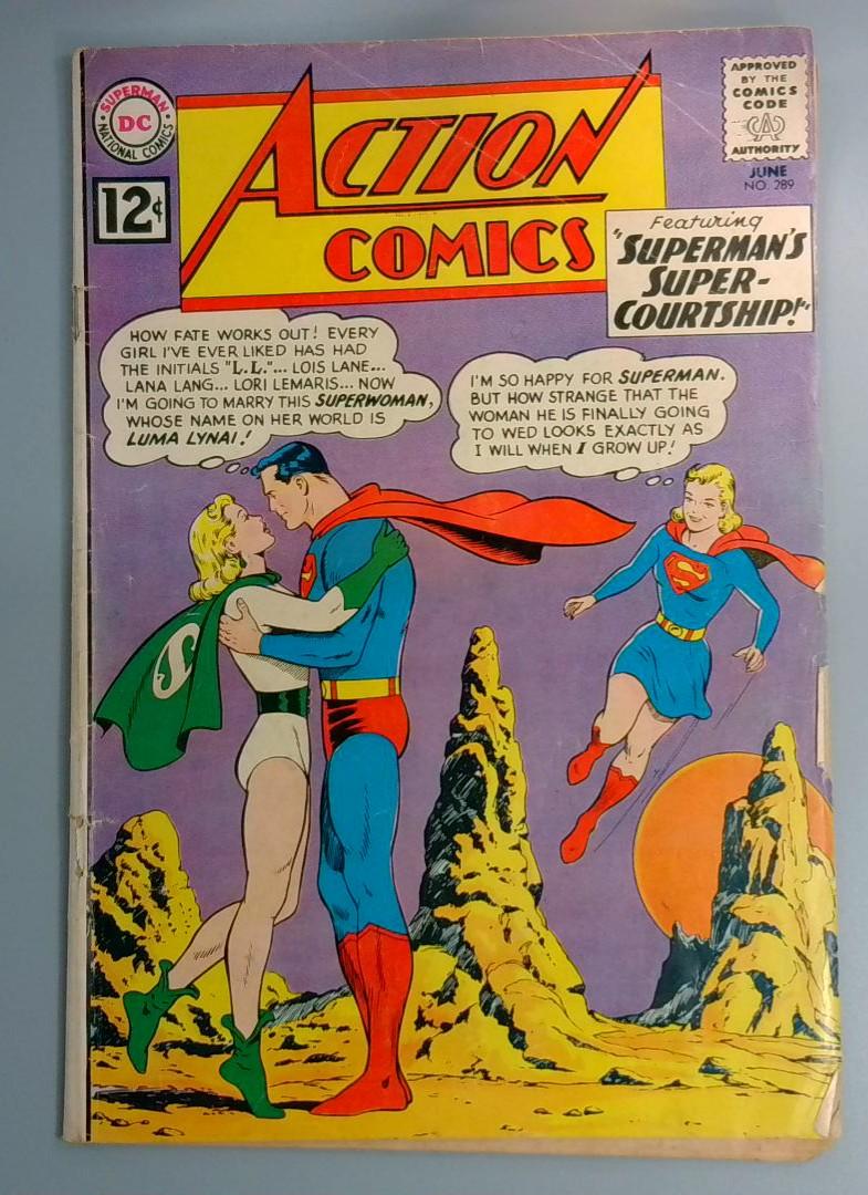Action Comics #285, GD/VG Detached Bottom Staple, DC Comics, June 1962 JR1